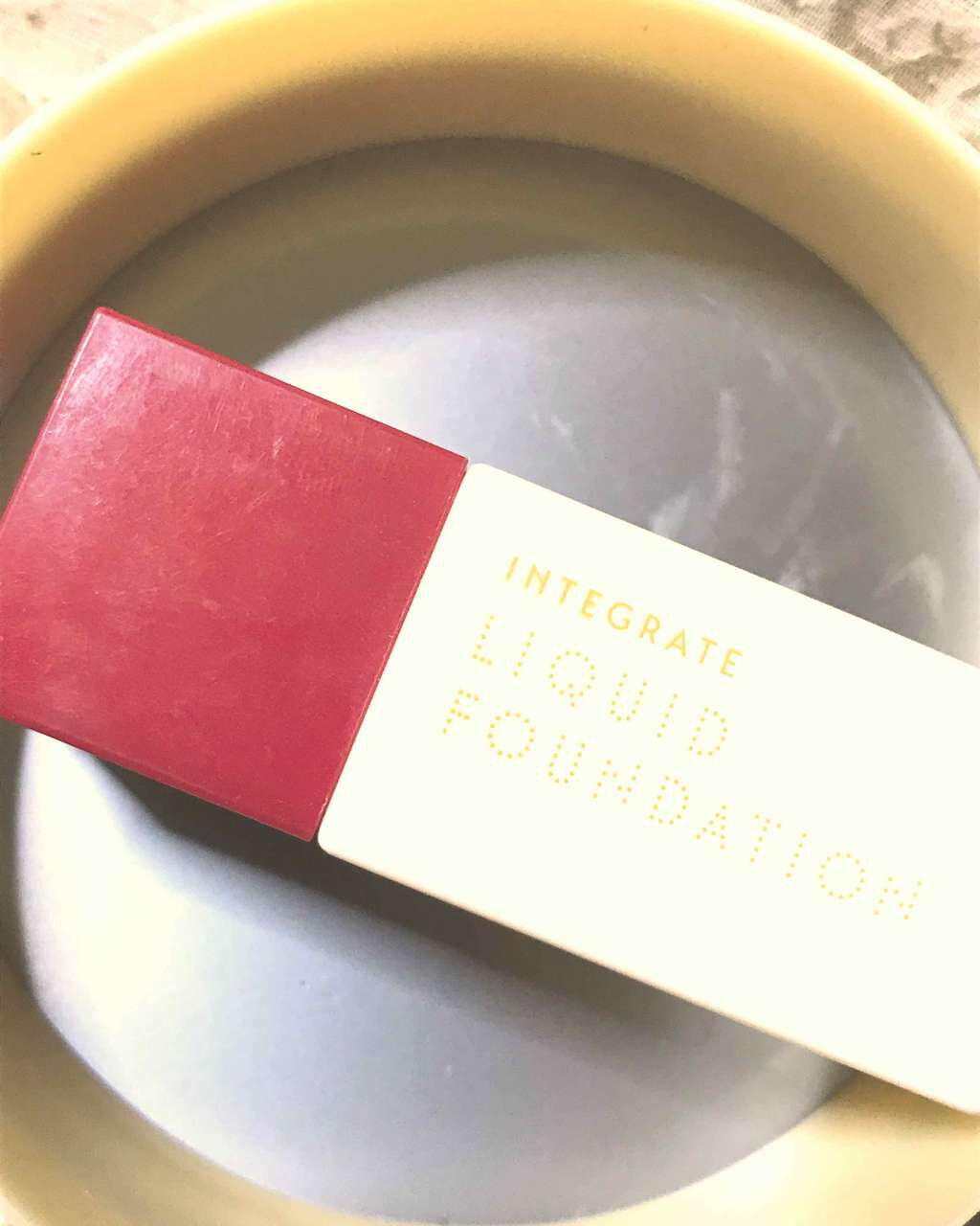 リアルフィットリキッド/インテグレート/リキッドファンデーションを使ったクチコミ(1枚目)