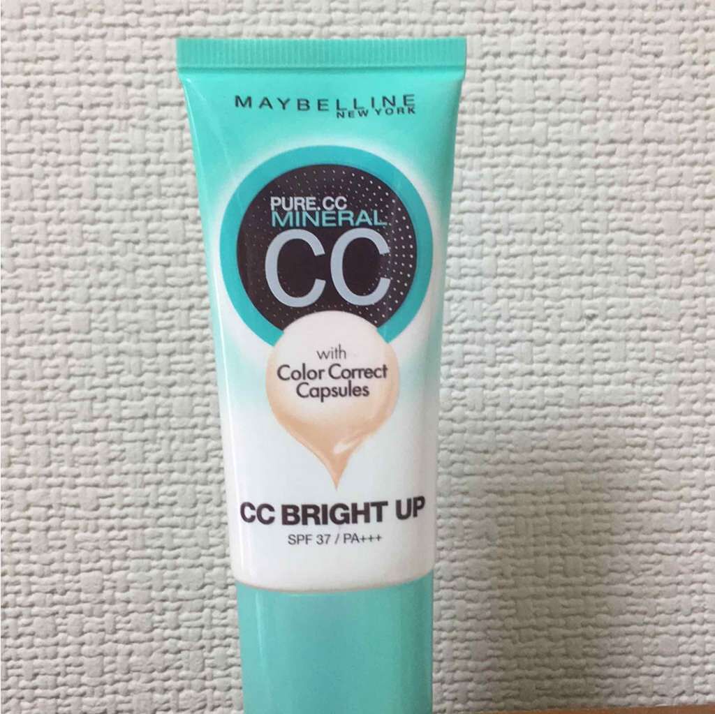 ピュアミネラル CC ブライトアップ/MAYBELLINE NEW YORK/CCクリームを使ったクチコミ（1枚目）