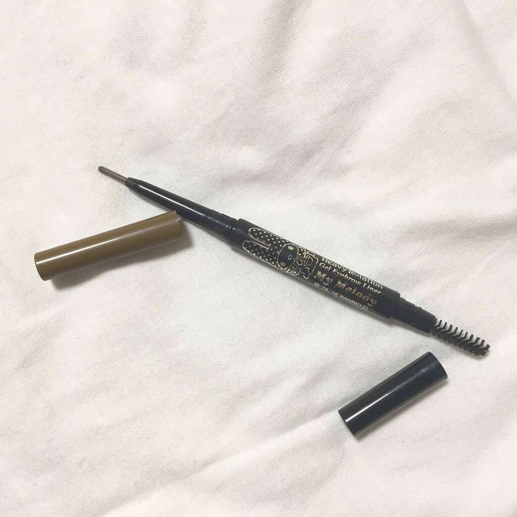 ヘビーローテーション ジェルアイブロウライナーのクチコミ「
アイブロウにもアイライナーにも使える2wayのペンシルです✒️🤞🏼

ずっとリピしていたex.....」（2枚目）