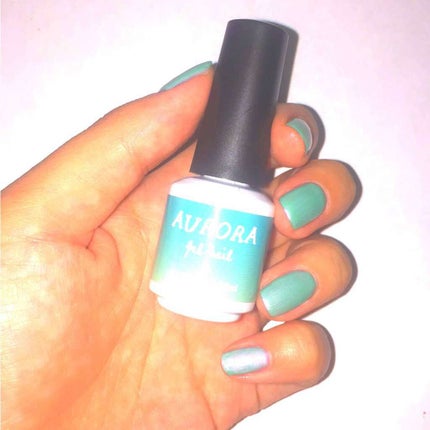 ビューティーワールド BWオーロラジェルのクチコミ「05.Muscat Mintを使っています。
みどりっぽい水色のミントカラーです。
オーロラっ.....」(1枚目)