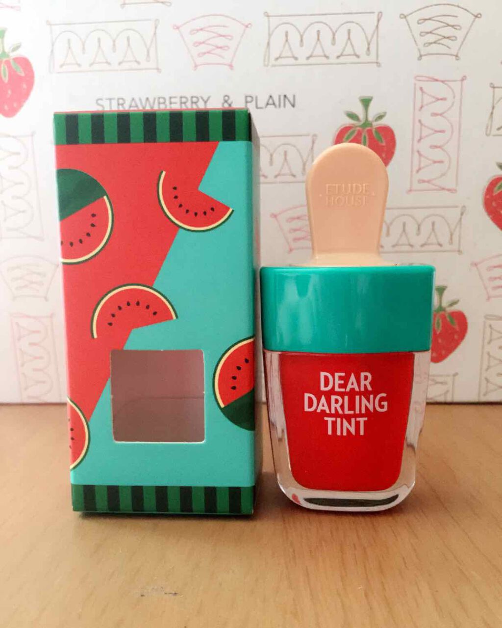 ディアダーリン ウォータージェルティント (アイスティント)/ETUDE/口紅を使ったクチコミ(1枚目)