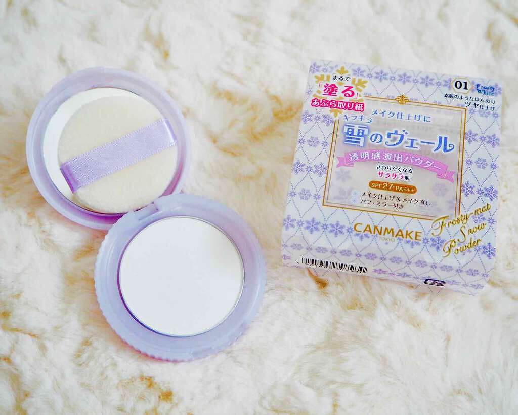 フロスティーマットスノーパウダー/キャンメイク/プレストパウダーを使ったクチコミ(2枚目)