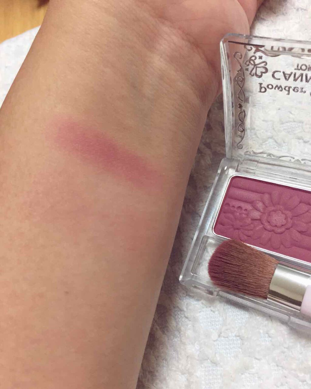 【旧品】パウダーチークス/キャンメイク/パウダーチークを使ったクチコミ(2枚目)