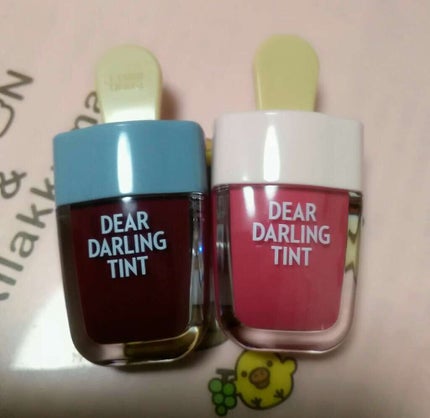 ディアダーリン ウォータージェルティント (アイスティント)/ETUDE/口紅を使ったクチコミ(1枚目)