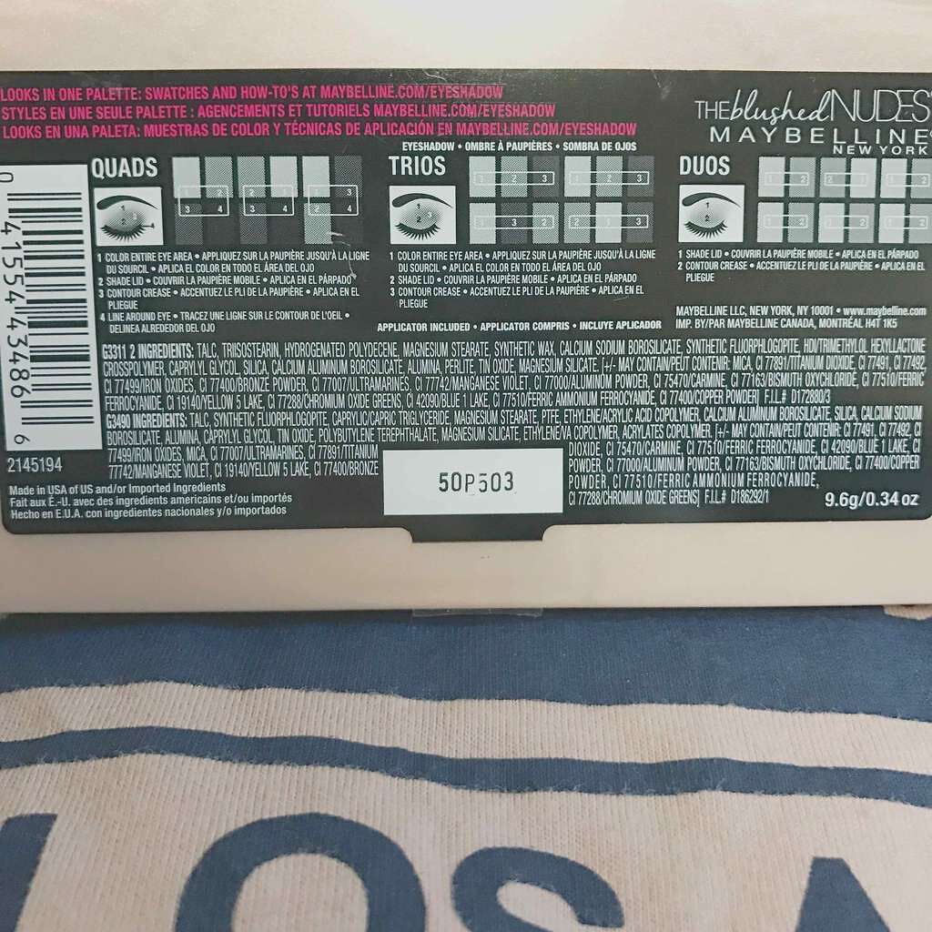 ヌードパレット ブラッシュド/MAYBELLINE NEW YORK/アイシャドウパレットを使ったクチコミ(2枚目)