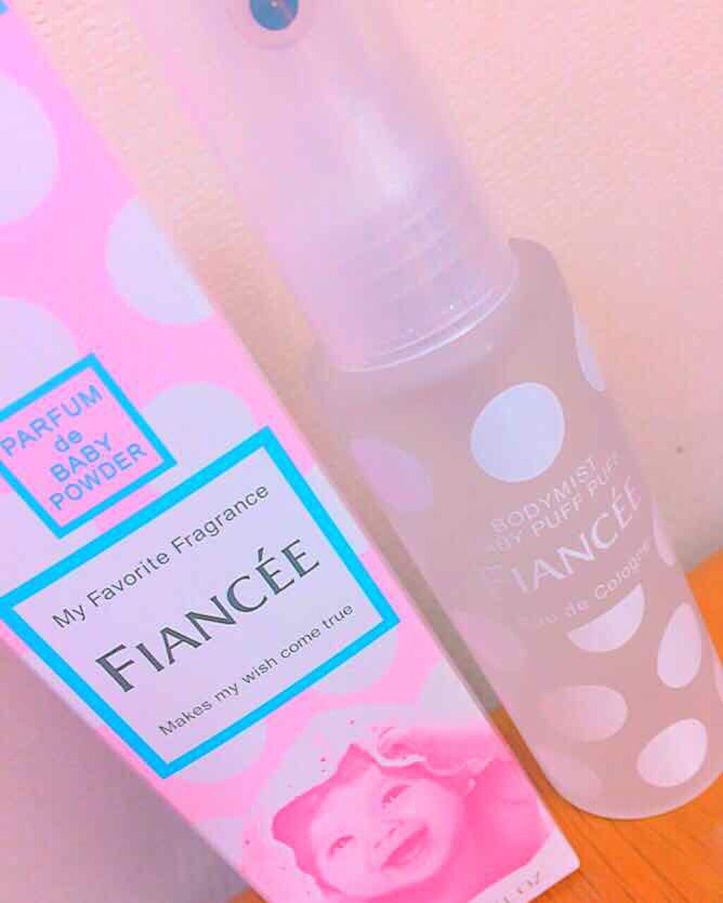 ボディミスト ベビーパフパフ/フィアンセ/香水(レディース)を使ったクチコミ（1枚目）