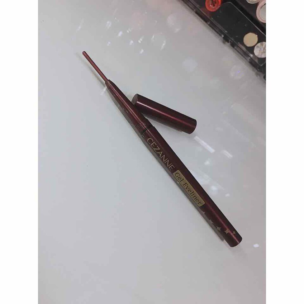 ジェルアイライナー/CEZANNE/ジェルアイライナーを使ったクチコミ（2枚目）