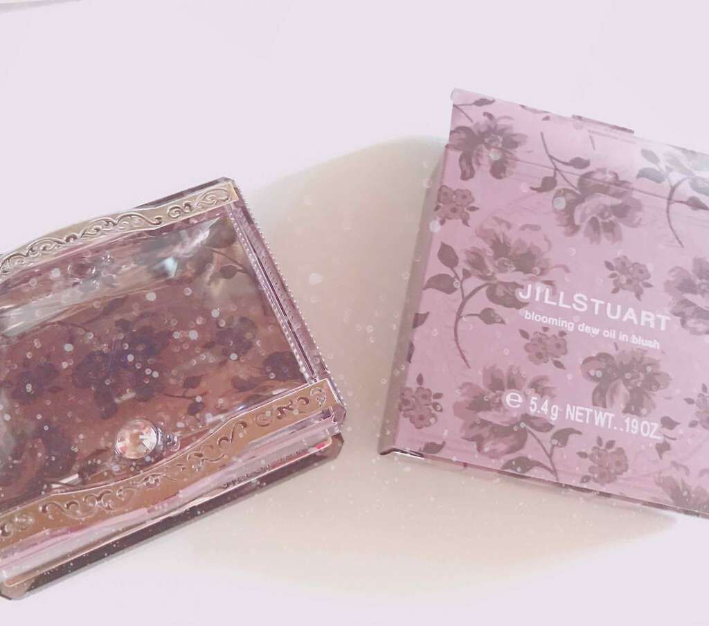 ブルーミングデュー オイルインブラッシュ/JILL STUART/パウダーチークを使ったクチコミ（1枚目）