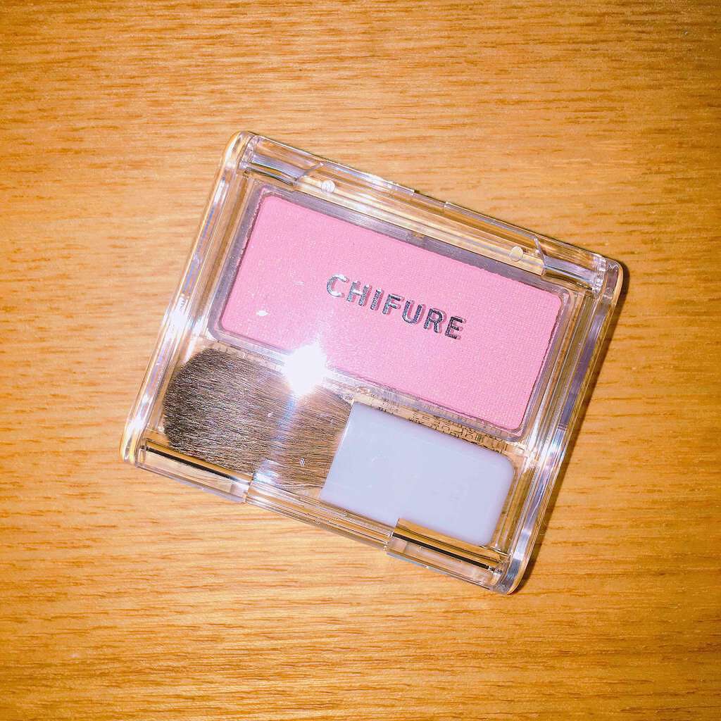 チーク カラー(ブラシ付)/ちふれ/パウダーチークを使ったクチコミ(1枚目)