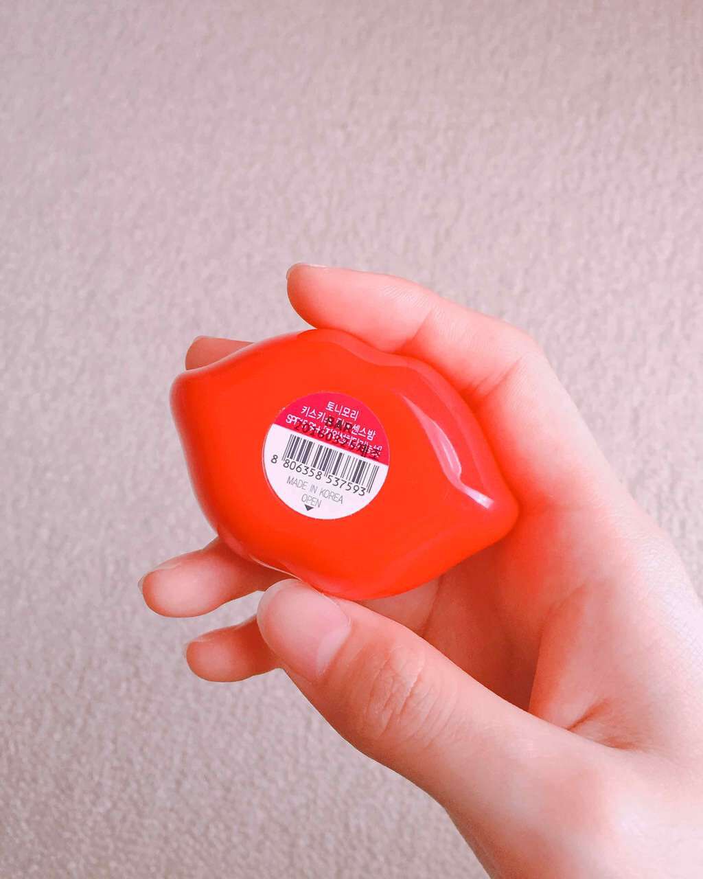 キスキス リップエッセンス バーム/TONYMOLY/リップバームを使ったクチコミ(2枚目)