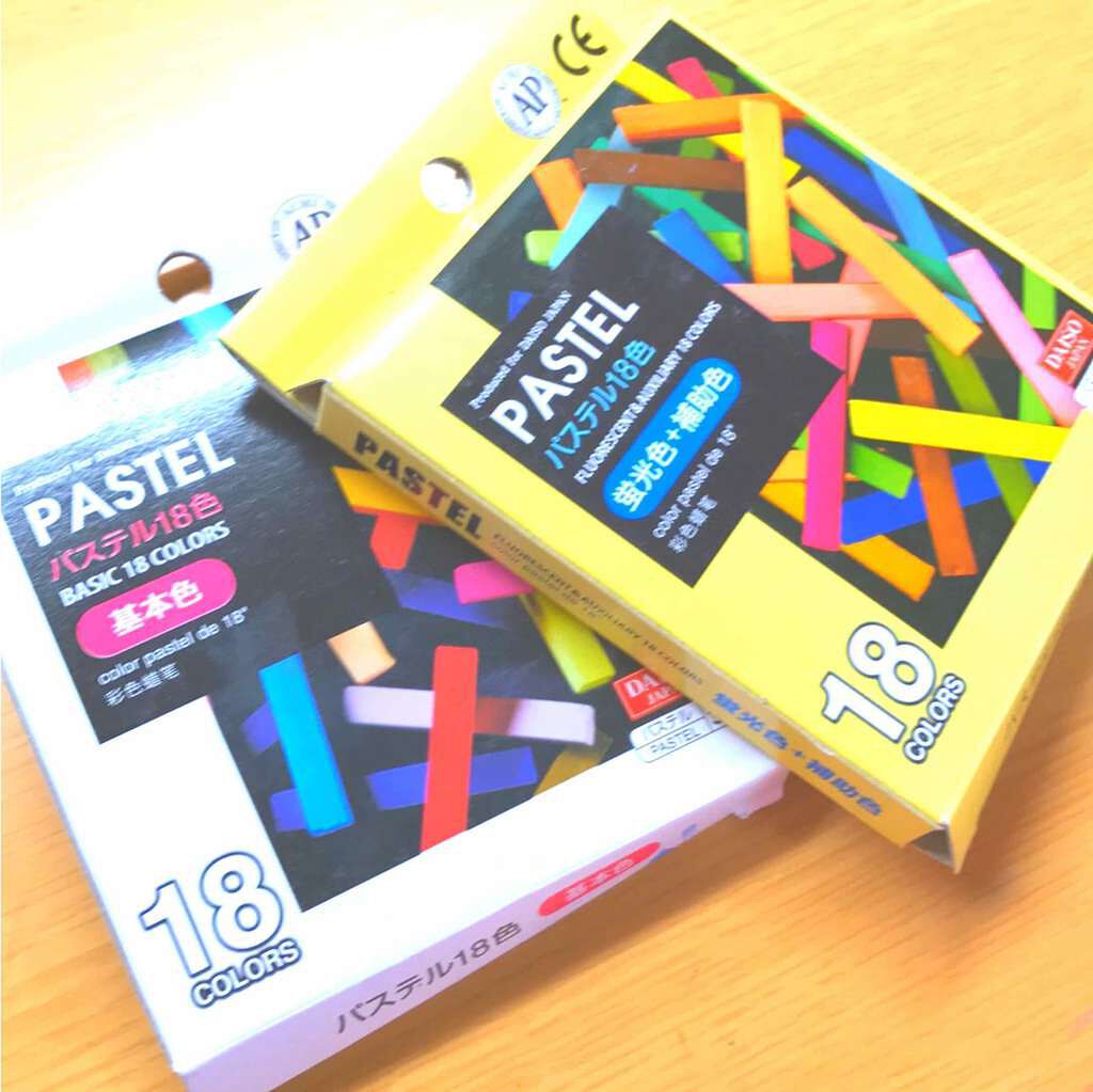 パステル 18色/DAISO/ヘアカラーを使ったクチコミ(1枚目)