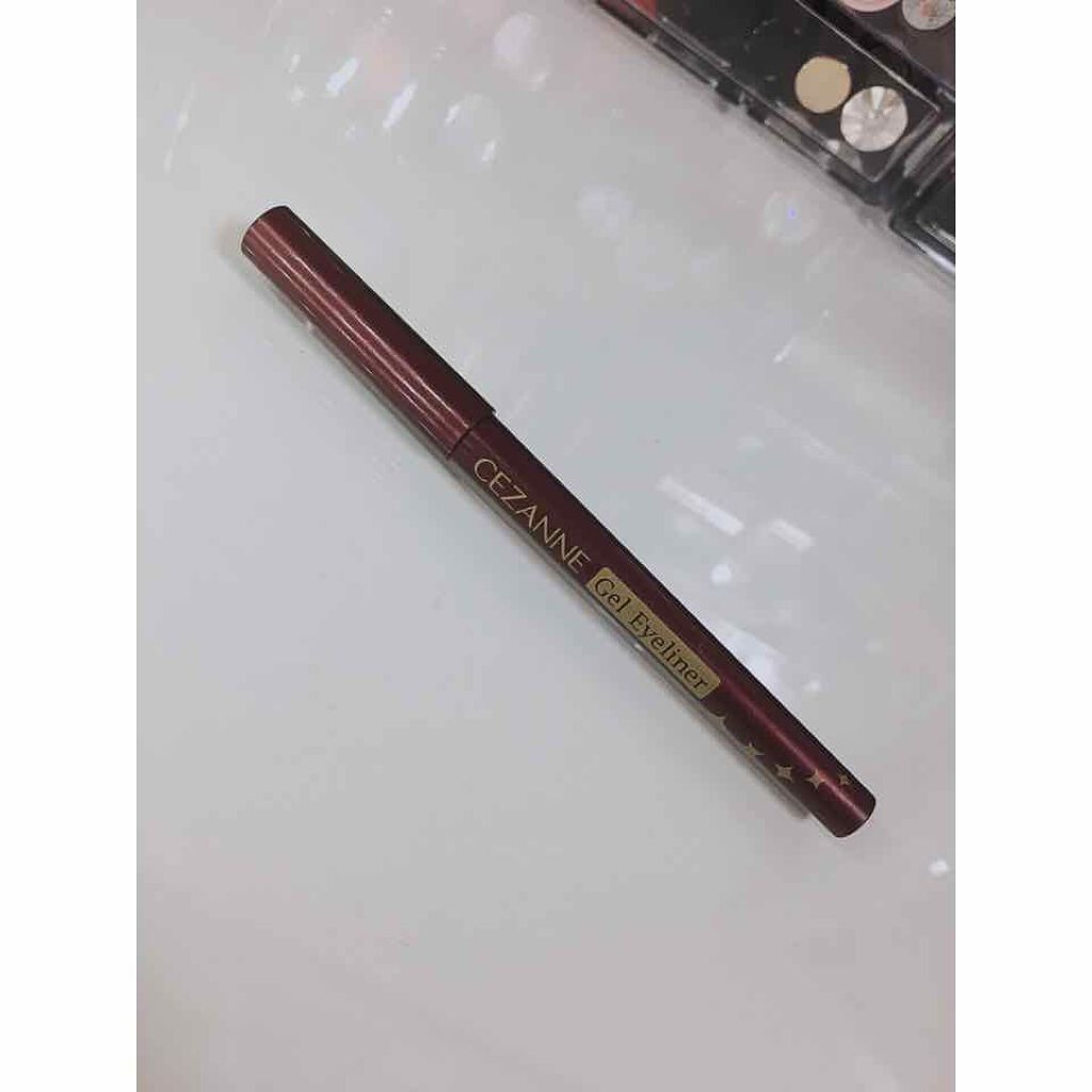 ジェルアイライナー/CEZANNE/ジェルアイライナーを使ったクチコミ（1枚目）