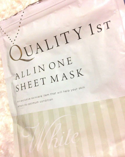 オールインワンシートマスク ホワイトEX/クオリティファースト/シートマスク・パックを使ったクチコミ(1枚目)