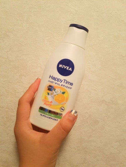 ハッピータイムボディミルク シトラスハッピー/ニベア/ボディミルクを使ったクチコミ(1枚目)