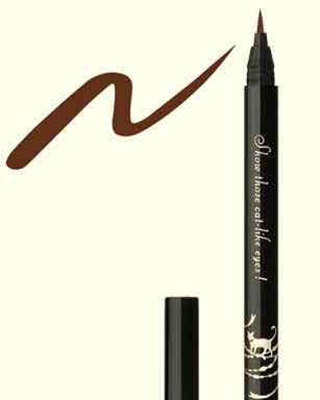 キャットルック リキッドライナー/インテグレート/リキッドアイライナーを使ったクチコミ(1枚目)