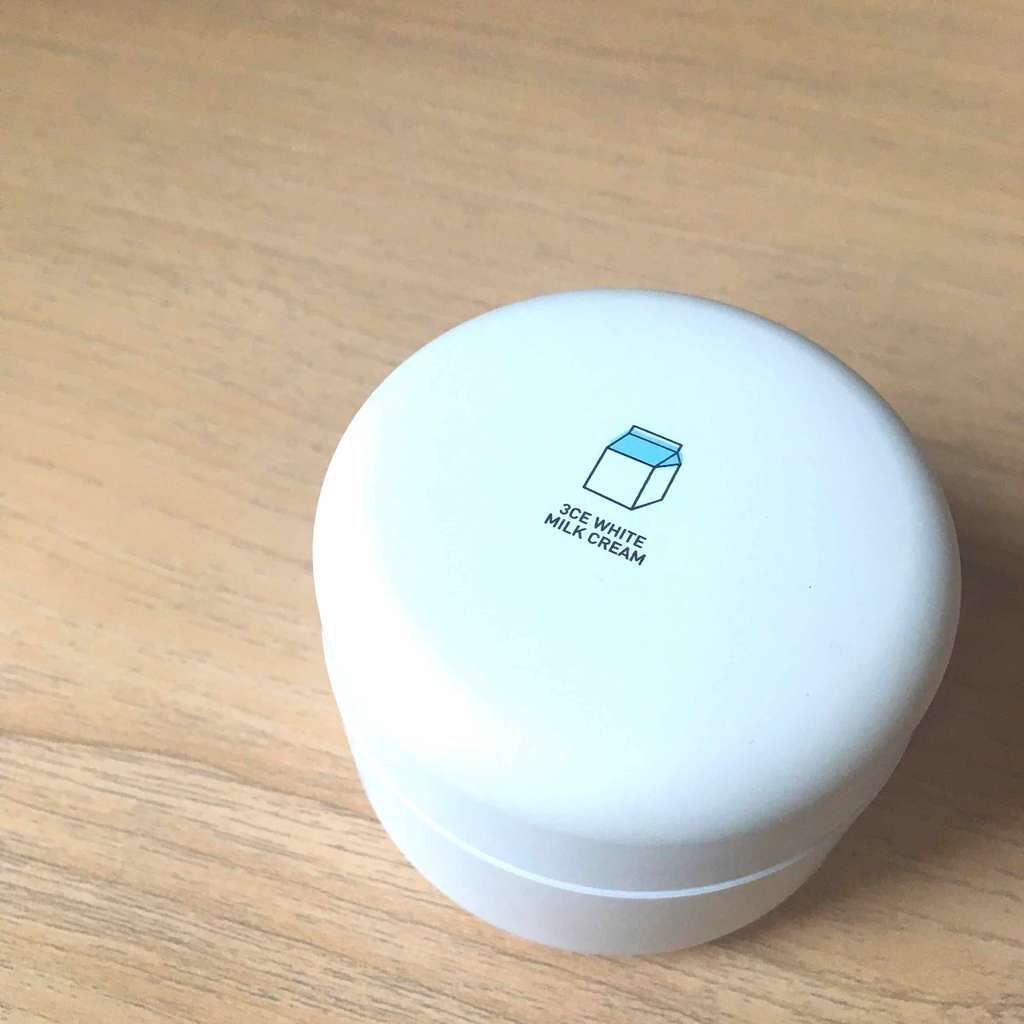 WHITE MILK CREAM/3CE/フェイスクリームを使ったクチコミ(1枚目)