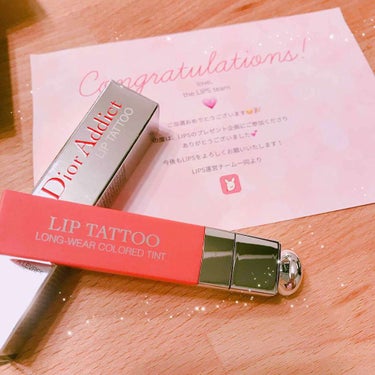 ❁Dior アディクトリップティント 451
当選したものが届いてました🙆✨👌💕

LIPS様ありがとうございます(ˊᵕˋ)🌟

以前紹介したものと迷ってた色だったので嬉しいです(*ﾟOﾟ*)

今度比