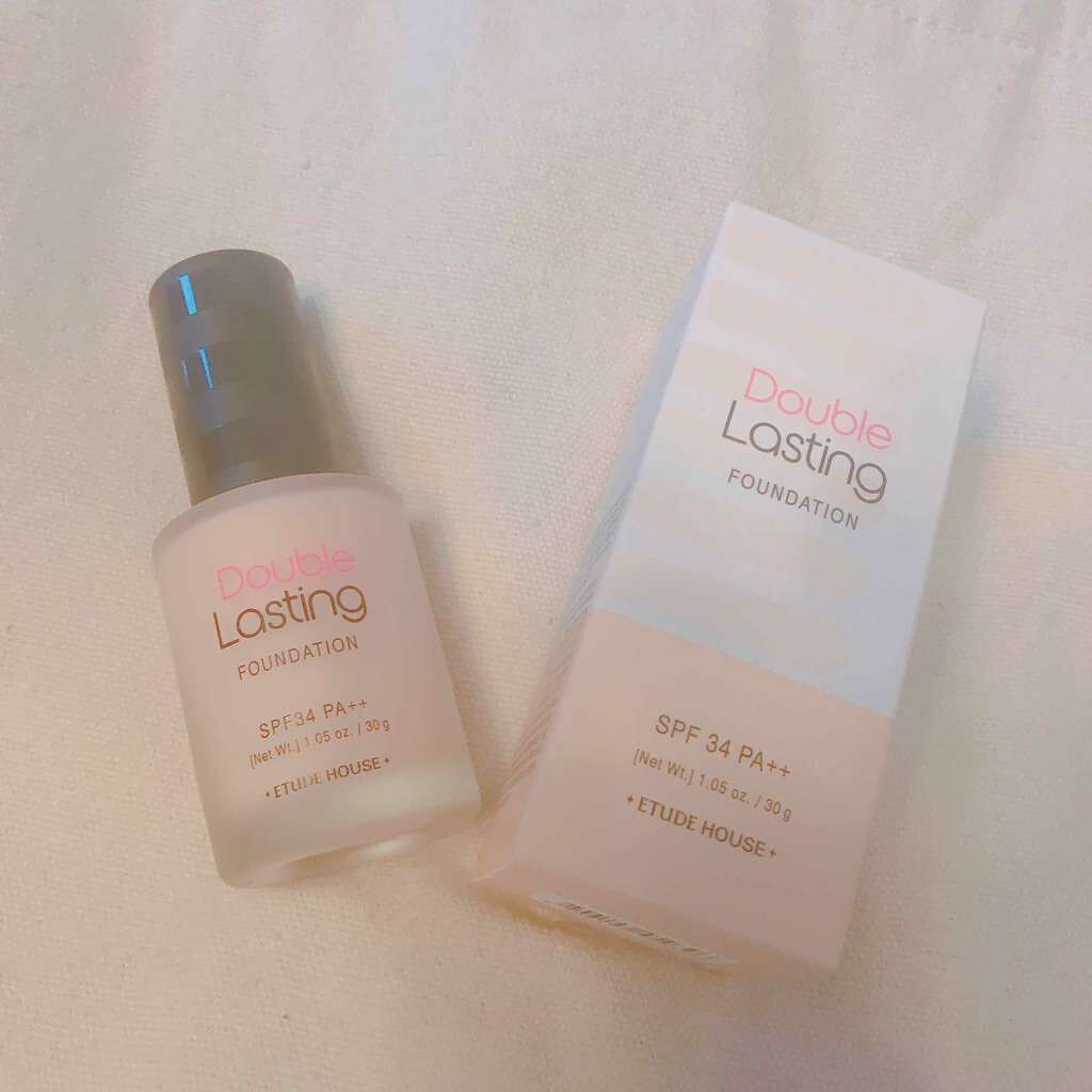 ダブルラスティング ファンデーション/ETUDE/リキッドファンデーションを使ったクチコミ(1枚目)