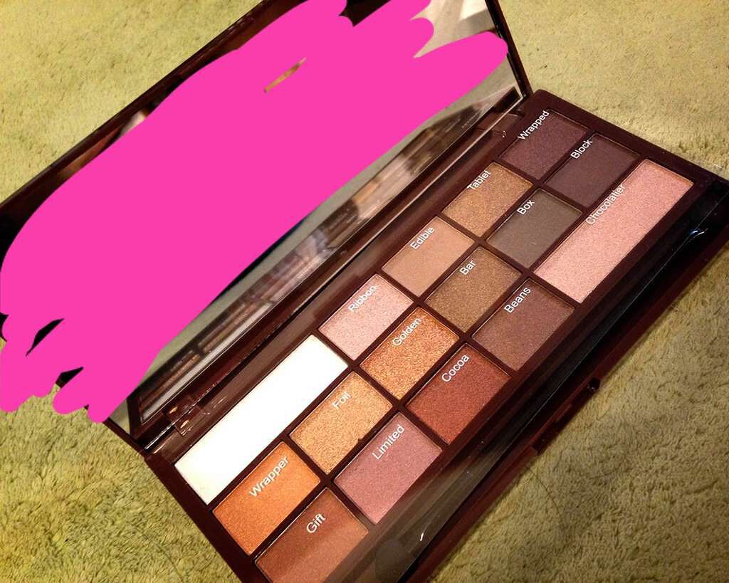 アイラブチョコレート/MAKEUP REVOLUTION/アイシャドウパレットを使ったクチコミ(2枚目)