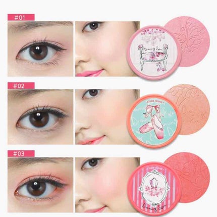 ドリーミングスワン アイ&チーク/ETUDE/パウダーチークを使ったクチコミ(4枚目)