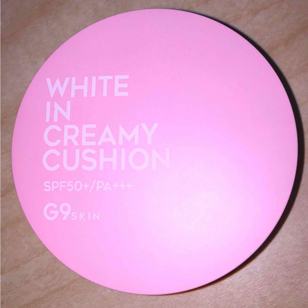 WHITE CREAMY CUSHION(ウユファンデ)/G9SKIN/化粧下地を使ったクチコミ(1枚目)