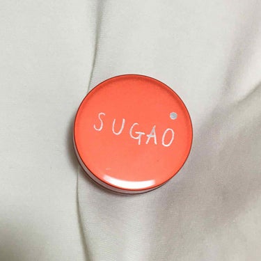 SUGAO スフレ感 チーク&リップ
カラーはいきいきオレンジです🌷

カラーは全3色で、私はいきいきオレンジとはなやかピンクの2色を持っています^^*

いきいきオレンジはおフェロメイクなどで使うのに