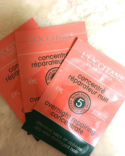 ファイブハーブス リペアリング ヘアミルク/L'OCCITANE/ヘアミルクを使ったクチコミ(1枚目)