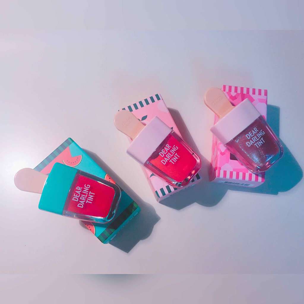 ディアダーリン ウォータージェルティント (アイスティント)/ETUDE/口紅を使ったクチコミ(1枚目)