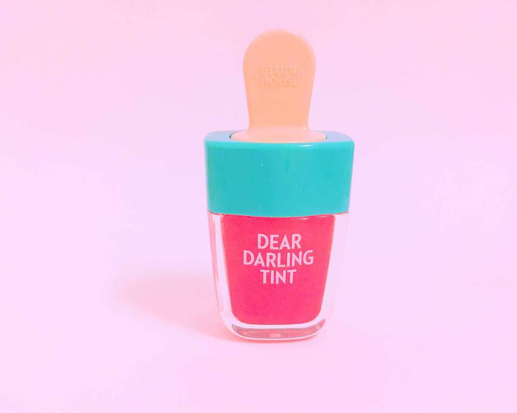 ディアダーリン ウォータージェルティント （アイスティント）/ETUDE/口紅を使ったクチコミ（1枚目）