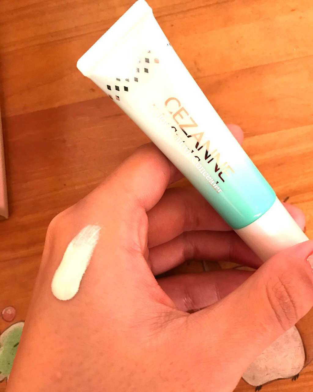 赤み補正コンシーラー/CEZANNE/クリームコンシーラーを使ったクチコミ(1枚目)