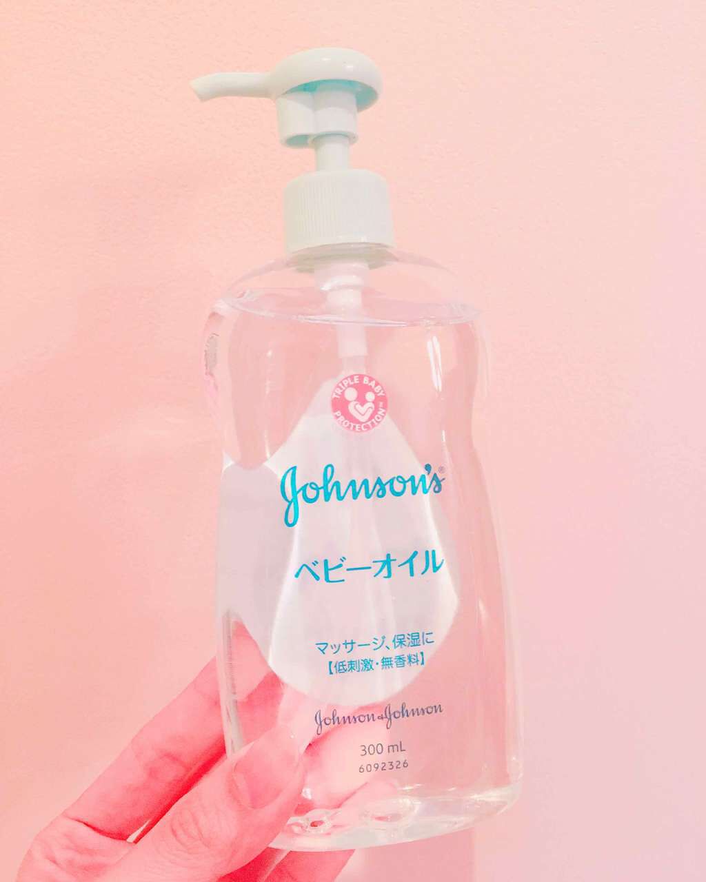 ジョンソン ベビーオイル 無香料/ジョンソンベビー/ボディオイルを使ったクチコミ（1枚目）