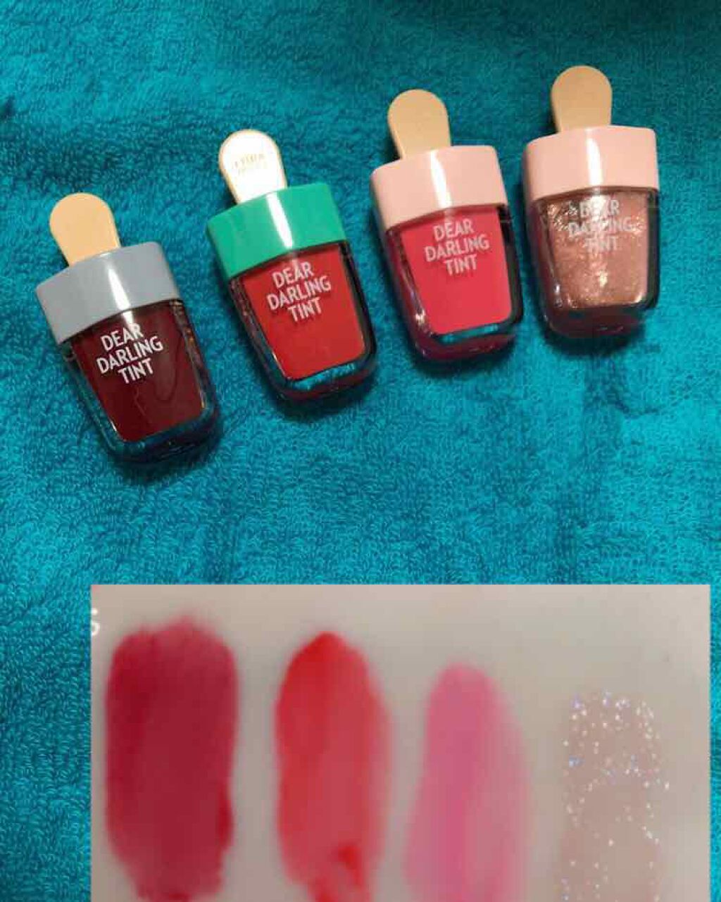 ディアダーリン ウォータージェルティント (アイスティント)/ETUDE/口紅を使ったクチコミ(1枚目)