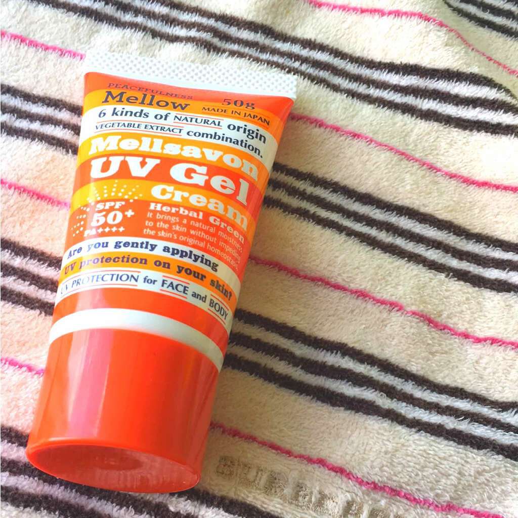 UVジェルクリーム ハーバルグリーン/Mellsavon/日焼け止め・UVケアを使ったクチコミ（1枚目）