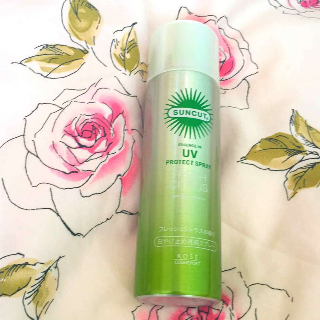 日やけ止め透明スプレー (フレッシュシトラス)/サンカット®/日焼け止め・UVケアを使ったクチコミ（1枚目）