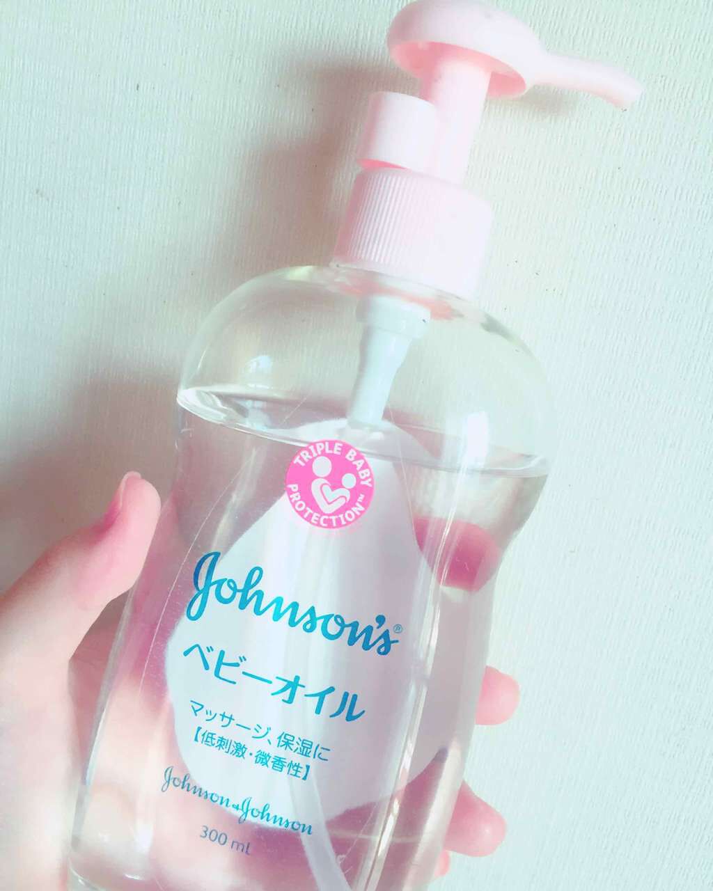 ジョンソンベビーオイル微香性/ジョンソンベビー/ボディオイルを使ったクチコミ(1枚目)