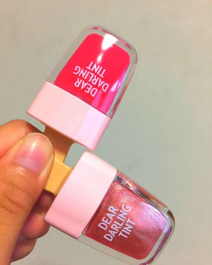 ディアダーリン ウォータージェルティント (アイスティント)/ETUDE/口紅を使ったクチコミ(1枚目)