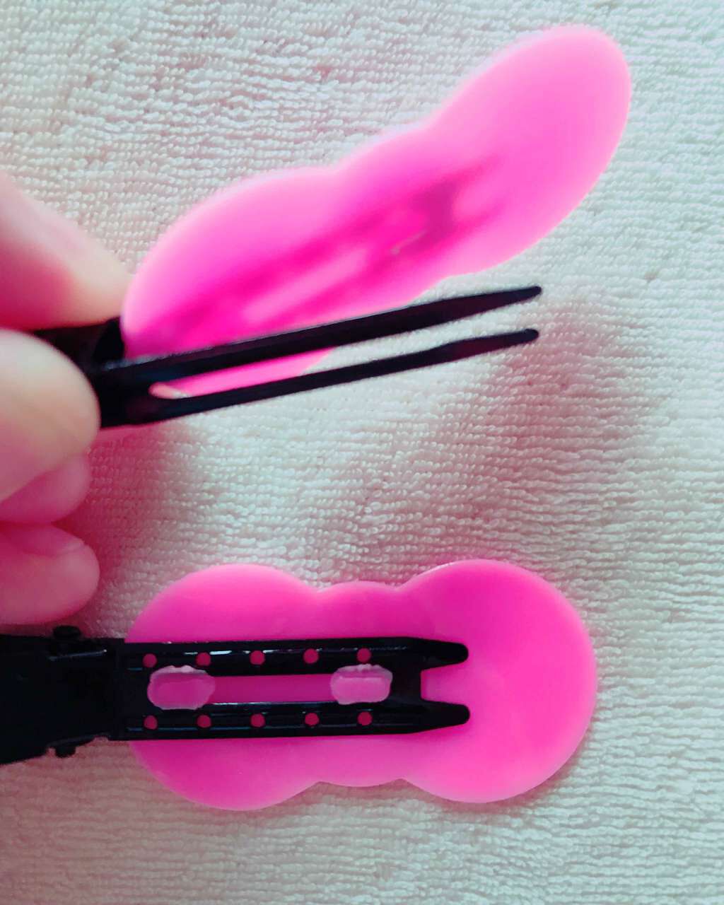 前髪用ヘアクリップ/生活良品/ヘアアクセサリーを使ったクチコミ（2枚目）