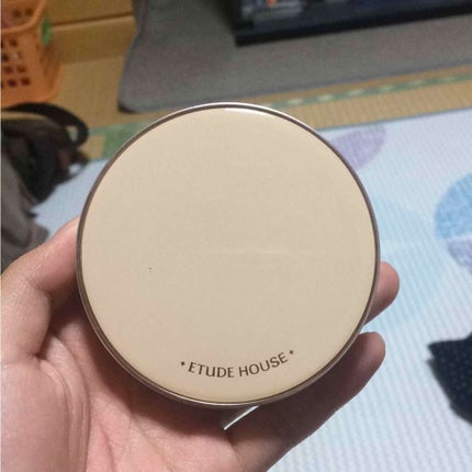 リアルパウダー クッション SPF50+/PA+++/ETUDE/クッションファンデーションを使ったクチコミ(1枚目)