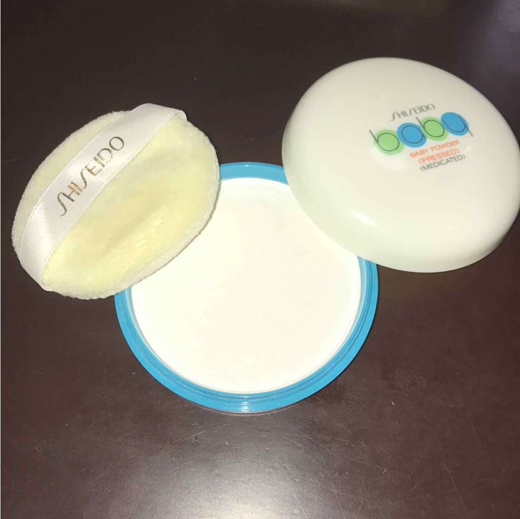 資生堂ベビーパウダー(プレスド)/ベビー/ボディパウダーを使ったクチコミ（2枚目）
