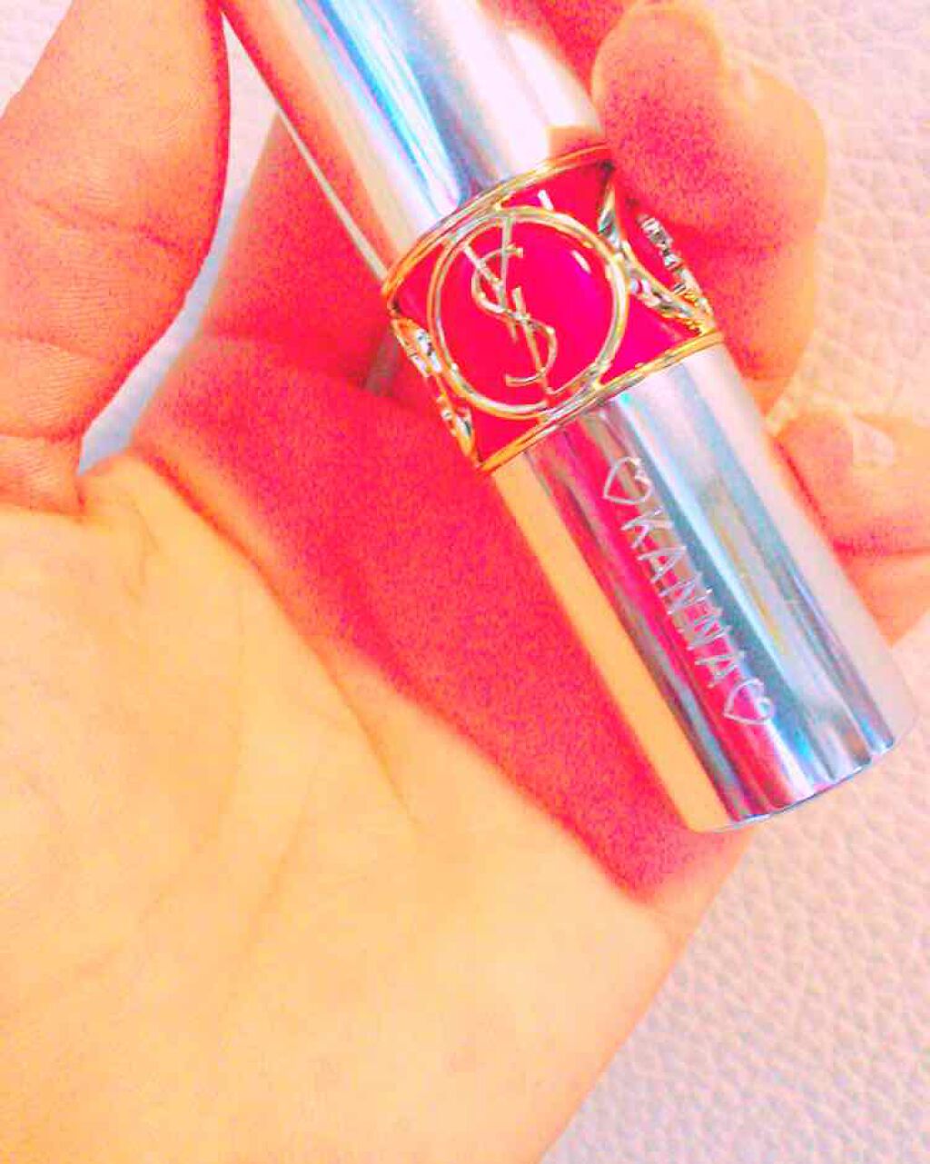 ヴォリュプテ ティントインバーム/YVES SAINT LAURENT BEAUTE/口紅を使ったクチコミ(2枚目)