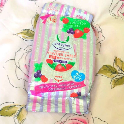 薬用デオドランド さらさらパウダーシート せっけん/ソフティモ/ボディシートを使ったクチコミ(1枚目)