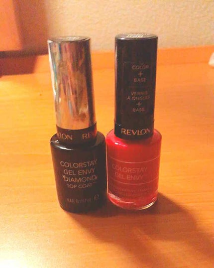 カラーステイ ジェル エンビー ダイヤモンド トップ コート N/REVLON/ネイルトップコートを使ったクチコミ(1枚目)