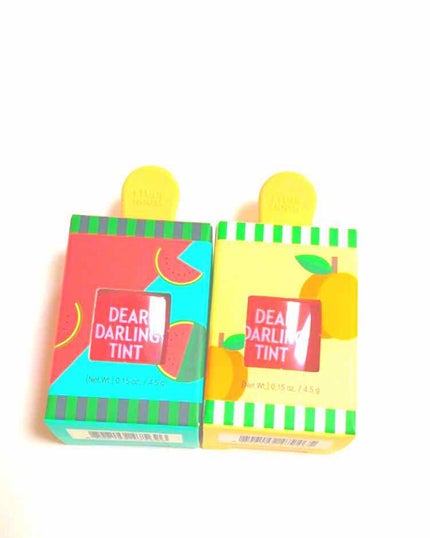 ディアダーリン ウォータージェルティント (アイスティント)/ETUDE/口紅を使ったクチコミ(1枚目)