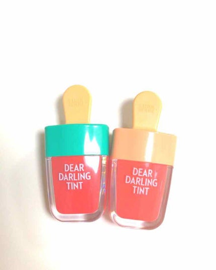 ディアダーリン ウォータージェルティント (アイスティント)/ETUDE/口紅を使ったクチコミ(2枚目)