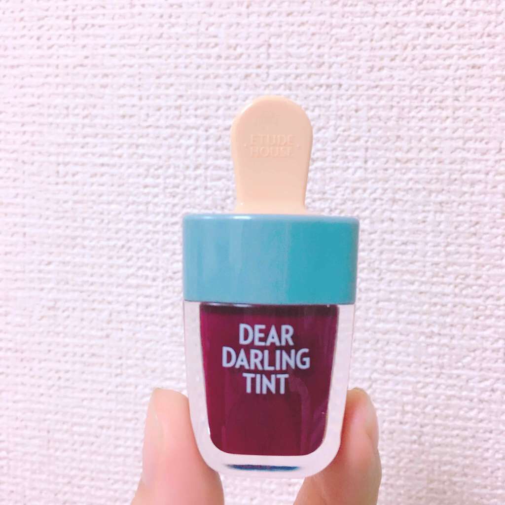 ディアダーリン ウォータージェルティント (アイスティント)/ETUDE/口紅を使ったクチコミ(2枚目)