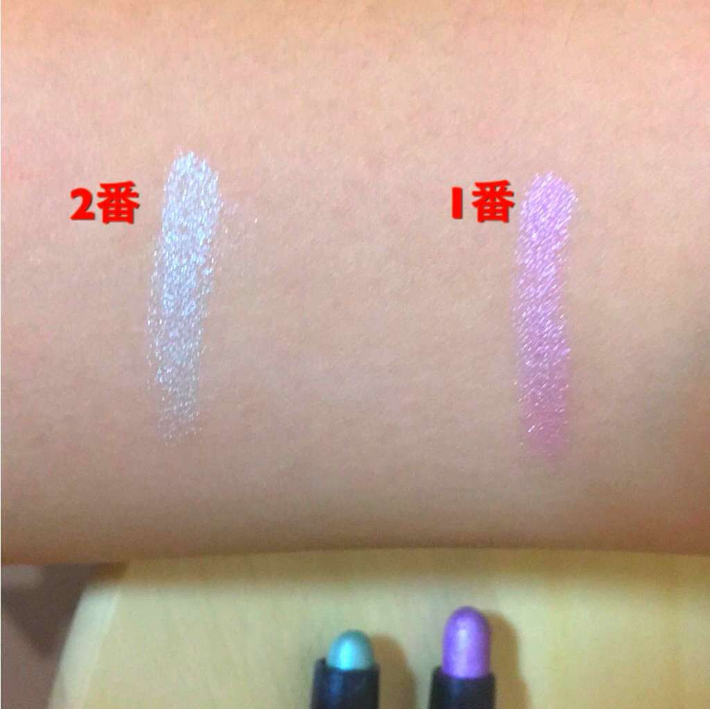 エクスプレスアイシャドーペン/DAISO/スティックアイシャドウを使ったクチコミ（2枚目）