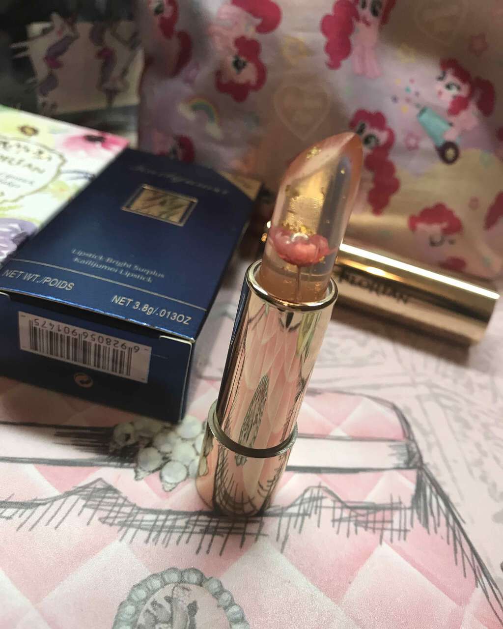 フラワーリップスティック/Kailijumei/口紅を使ったクチコミ(2枚目)