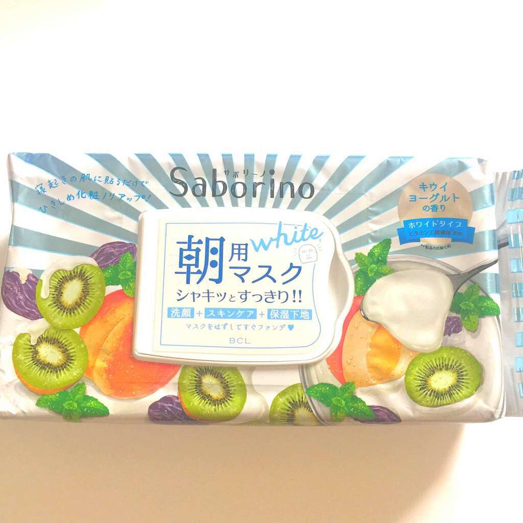 目ざまシート フレッシュ果実のホワイトタイプ/サボリーノ/シートマスク・パックを使ったクチコミ(1枚目)