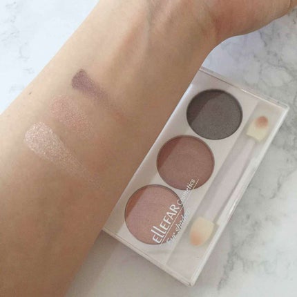 エルファー プロフェッショナル アイシャドウ/DAISO/アイシャドウパレットを使ったクチコミ(2枚目)