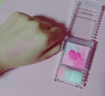 グロウフルールチークス/キャンメイク/パウダーチークを使ったクチコミ(2枚目)